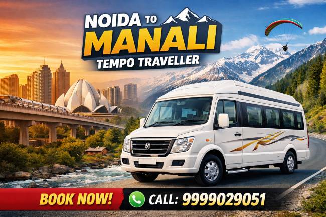 Noida to Manali Tempo Traveller